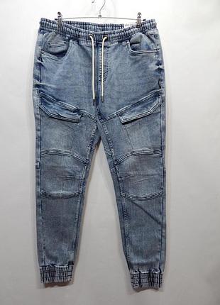 Джинси-штани чоловічі slim jogger оригінал (w34/l32) 101mdg (тільки в зазначеному розмірі, тільки 1 шт.)