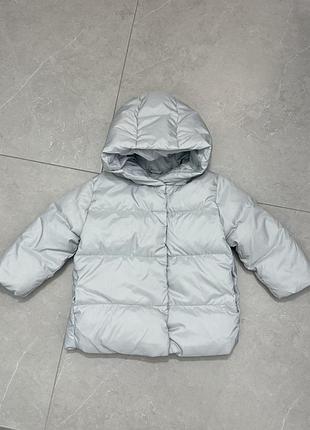 Тепла демі куртка-пуховик  zara, 98 розмір