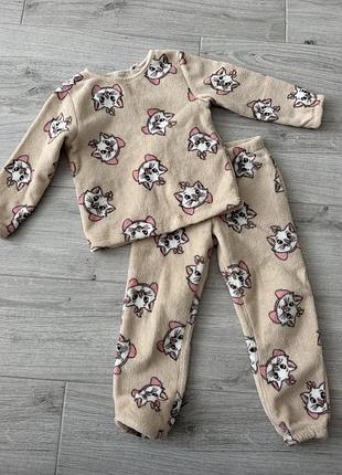 Флісовий костюм на дівчинку h&m 98/104