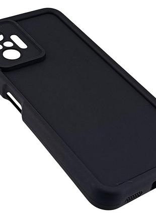 Чехол shock case для xiaomi redmi note 10 pro 4g бампер силиконовый черный 3
