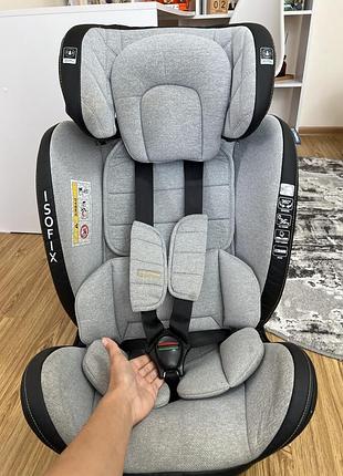 Дитяче автокрісло el camino evolution 360° royal gray,дитяче автокрісло isofix 2
