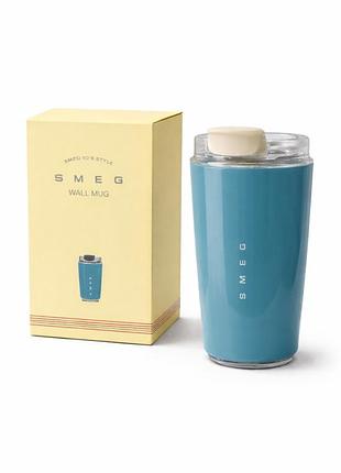 Термокружка smeg 240ml синя