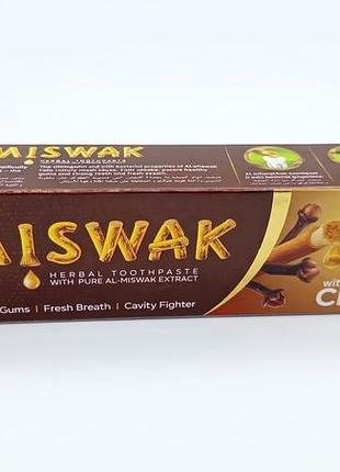 Зубна паста dabur miswak з екстрактом місваку та гвоздикою 120 + 20 грамів місвак єгипет оригінал