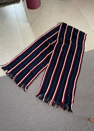 Шерстяний шарф чоловічий tommy hilfiger оригінал вовняний шерстяной вязаный мужской шерсти вовна оригинал