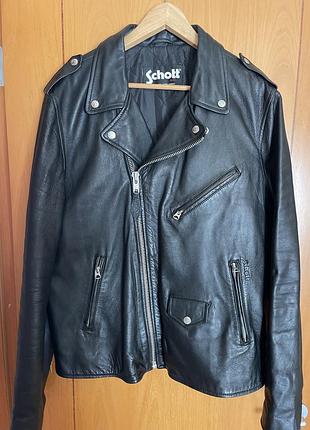 Куртка косуха 100% шкіра schott nyc xl/2xl стан нової