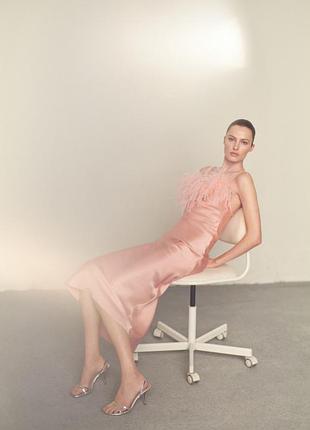 Сатинове плаття mango. s 2