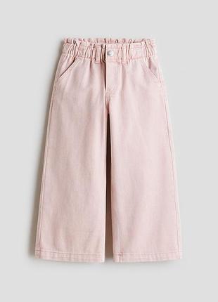 Стильные джинсы на резинке для девочки h&m