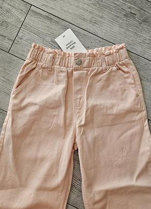 Стильные джинсы на резинке для девочки h&amp;m 5