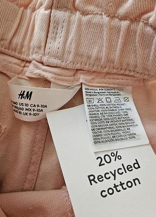 Стильные джинсы на резинке для девочки h&amp;m 6
