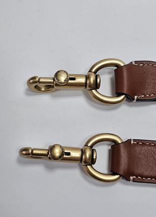 Кожаный ремень для сумки coach 4