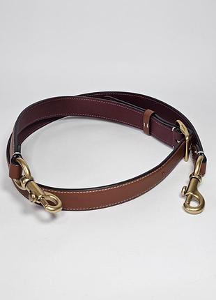 Кожаный ремень для сумки coach