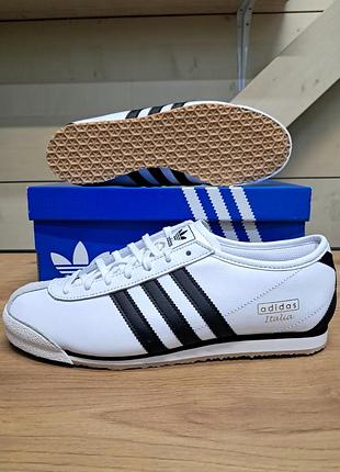 Оригинальные белые кожаные кроссовки adidas italia 70s / js1323