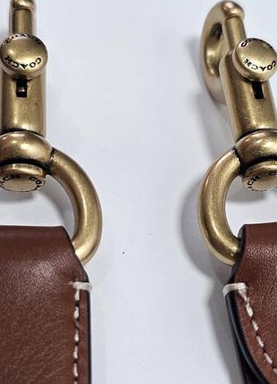 Кожаный ремень для сумки coach 3