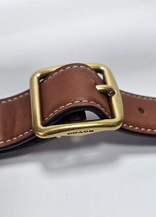 Кожаный ремень для сумки coach 5