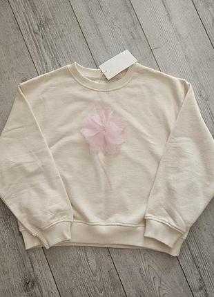 Свитшот кофта реглан джемпер для девочки zara 3
