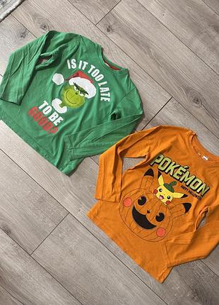 Реглан лонгслів grinch pokémon halloween
