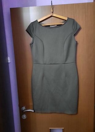 Сукня жіноча хакі, розмір l-xl, женское платье цвет хаки