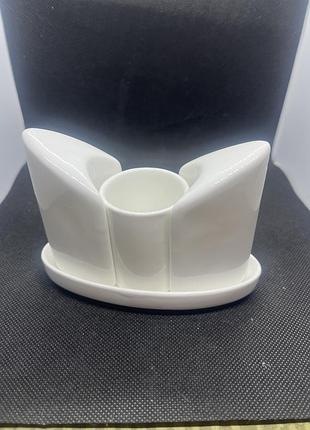 Порцеляновий набір для спецій та зубочисток бренду triple a (fine porcelain)