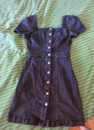 Джинсовое мини платье denim co. 2