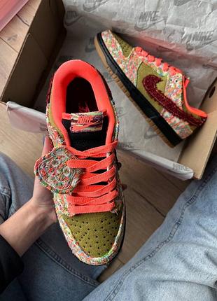 Nike sb dunk low panda monium green curry 6
