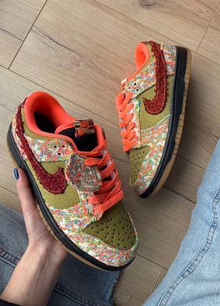 Nike sb dunk low panda monium green curry 3