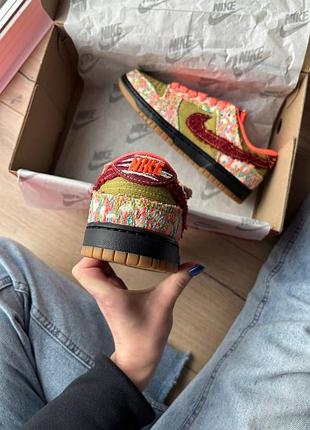 Nike sb dunk low panda monium green curry 8