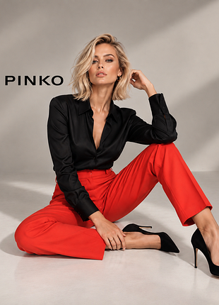 Итальянские красные брюки pinko