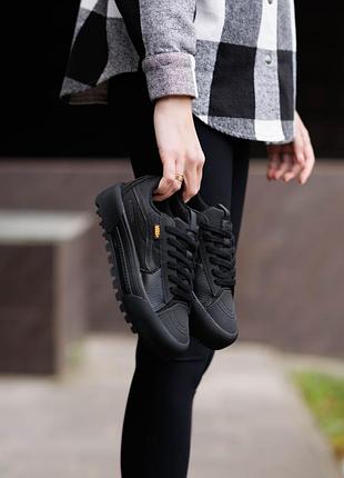 Кеди vans old skool mte-1 gore-tex black 9
