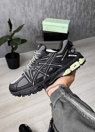 Жіночі кросівки asics gel-kahana 8 black grey white асікс чорного з сірим та білим кольорів