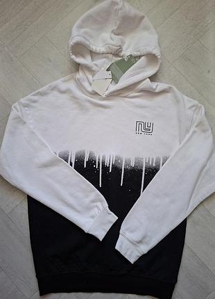 Нове тепле худі h&m new york на байці, 158/164 р.
