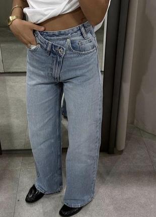 Джинси zara wide leg