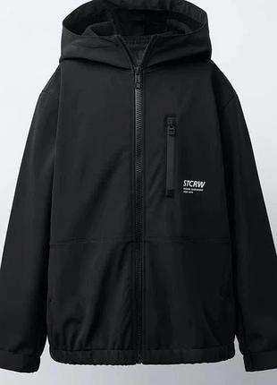 Дитяча куртка (вітровка) з капюшоном zara stcrw