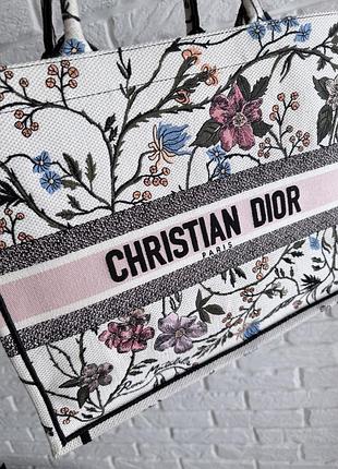 Сумка шопер вишивка cd cristian dior 5