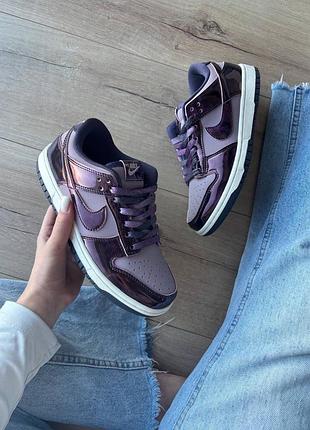 Nike sb dunk low se panda purple 7