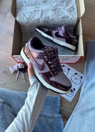 Nike sb dunk low se panda purple 10