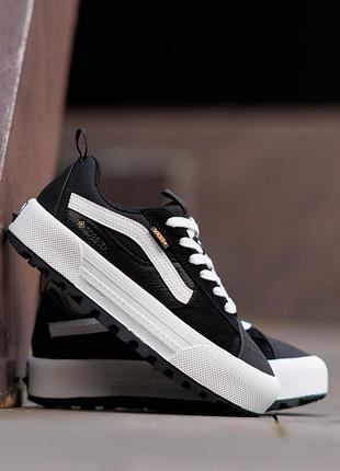 Кеди vans old skool mte-1 gore-tex black white 7