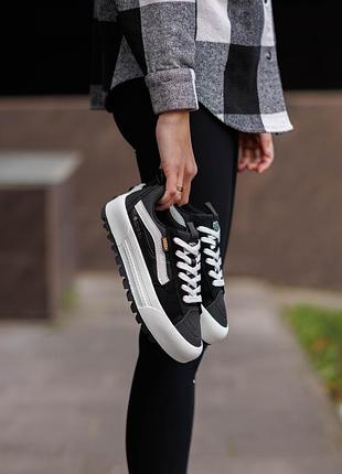 Кеди vans old skool mte-1 gore-tex black white 8