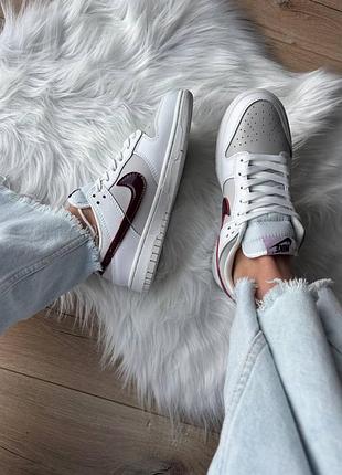 Nike sb dunk low summit white plum chalk 8