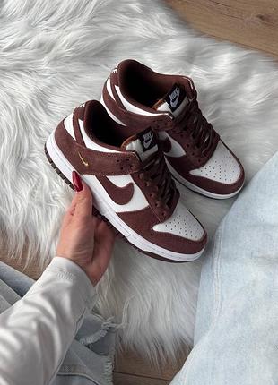 Nike sb dunk low sail dark brown 2