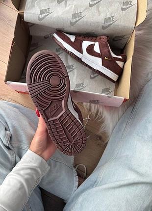 Nike sb dunk low sail dark brown 4