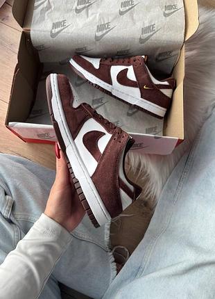 Nike sb dunk low sail dark brown 5