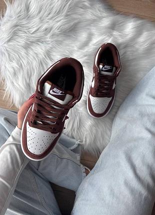 Nike sb dunk low sail dark brown 3