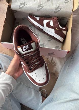 Nike sb dunk low sail dark brown 6