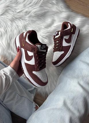 Nike sb dunk low sail dark brown 7