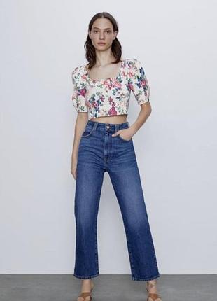 Топ с принтом zara 2