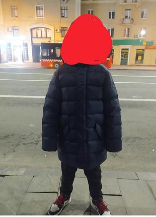 Продам зимовий пуховик на хлопчика benetton 10-11 років, 150см