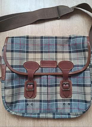Barbour, винтажная сумка-мессенджер tarras bag (оригинал)