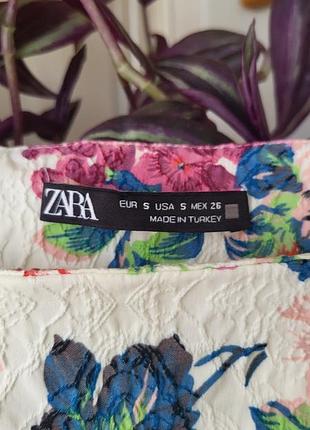 Топ с принтом zara 9