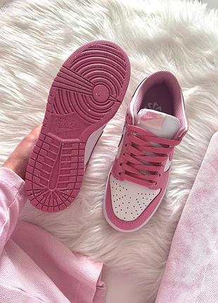 Nike sb dunk low pink white 3