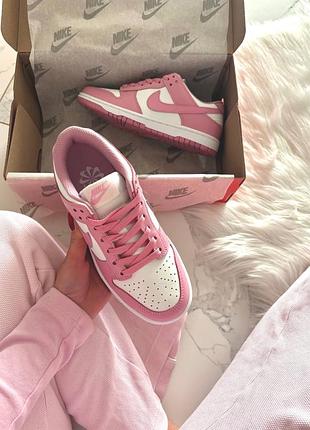 Nike sb dunk low pink white 4